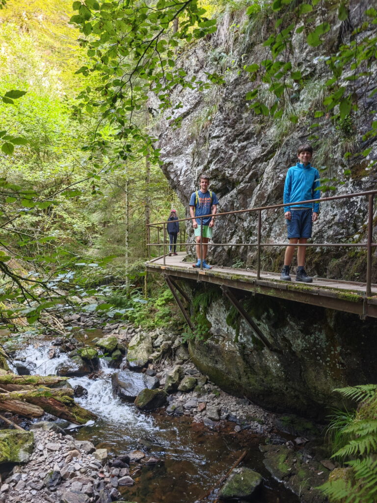 In der Ravennaschlucht solltest du dir den Kleinen und Großen Ravennafall anschauen